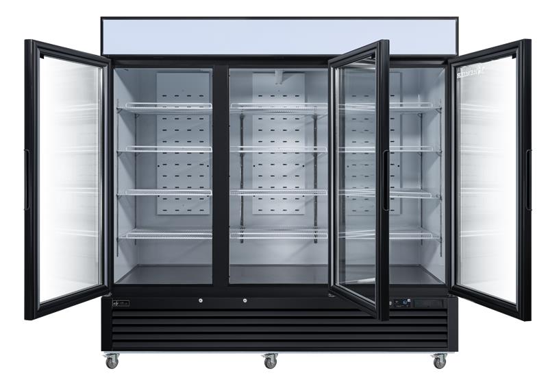 Glass Door Reach-In Coolers