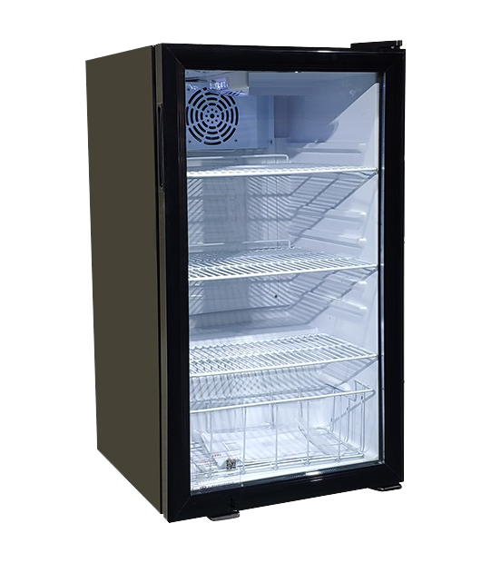 Countertop Glass Door Refrigerator 