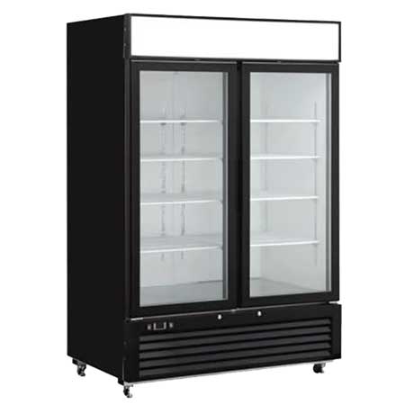 Glass Door Merchandiser Freezer - 2 Doors 