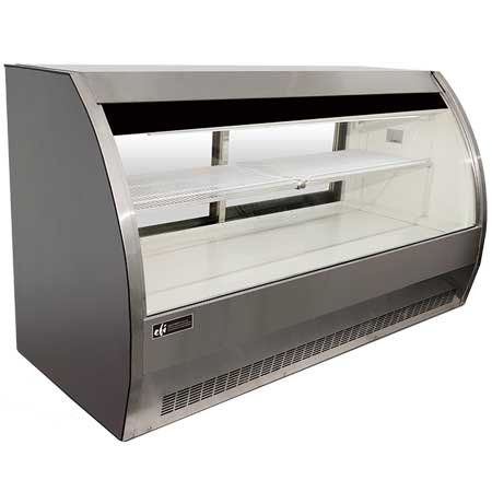 Deli Refrigerated Display Cases - Curved Glass 