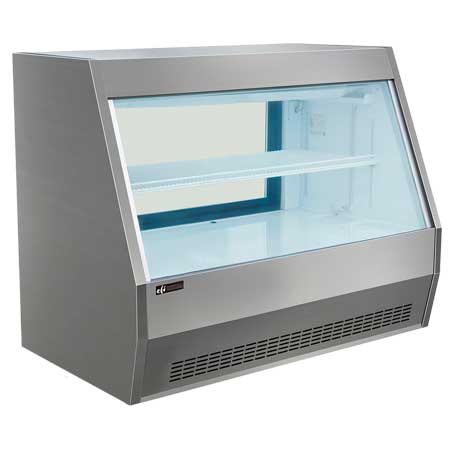 Deli Refrigerated Display Cases - Straight Glass 