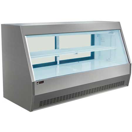 Deli Refrigerated Display Cases - Straight Glass 
