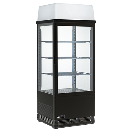 Square Glass Refrigerated Display Cases 