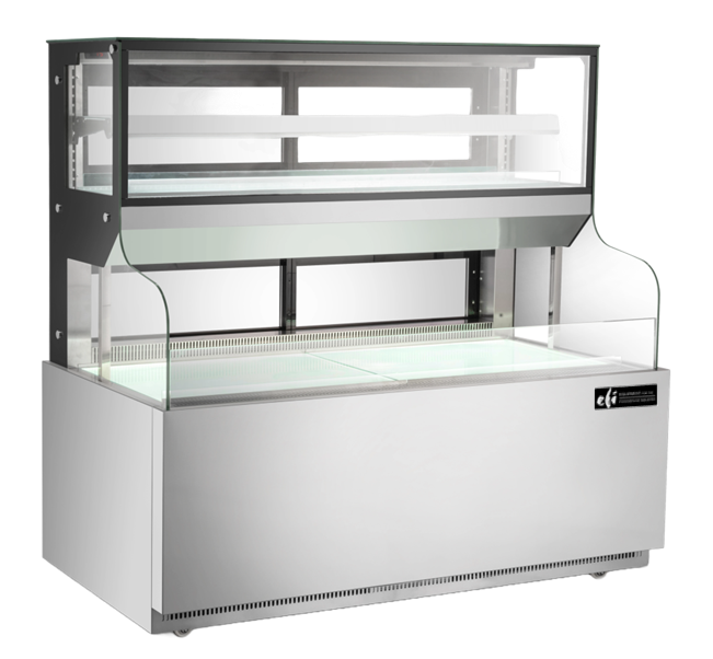 Series 60 Straight Sided Open Air Combo Merchandisers