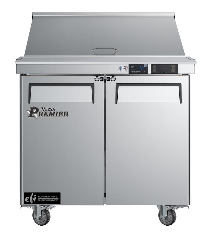 36 Inch 2 Door Megatop Cooler Prep Table