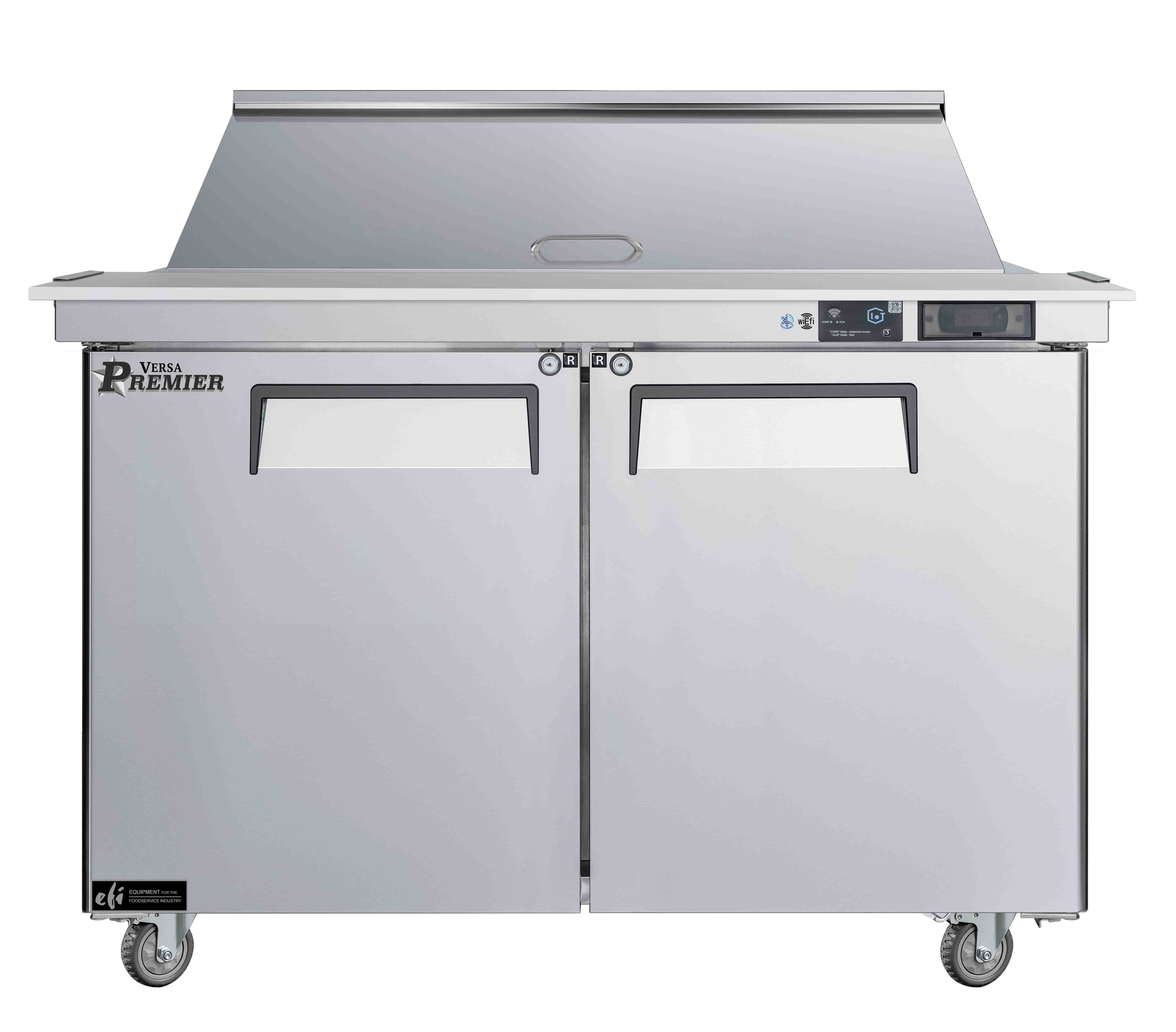 48 Inch 2 Door Megatop Cooler Prep Table