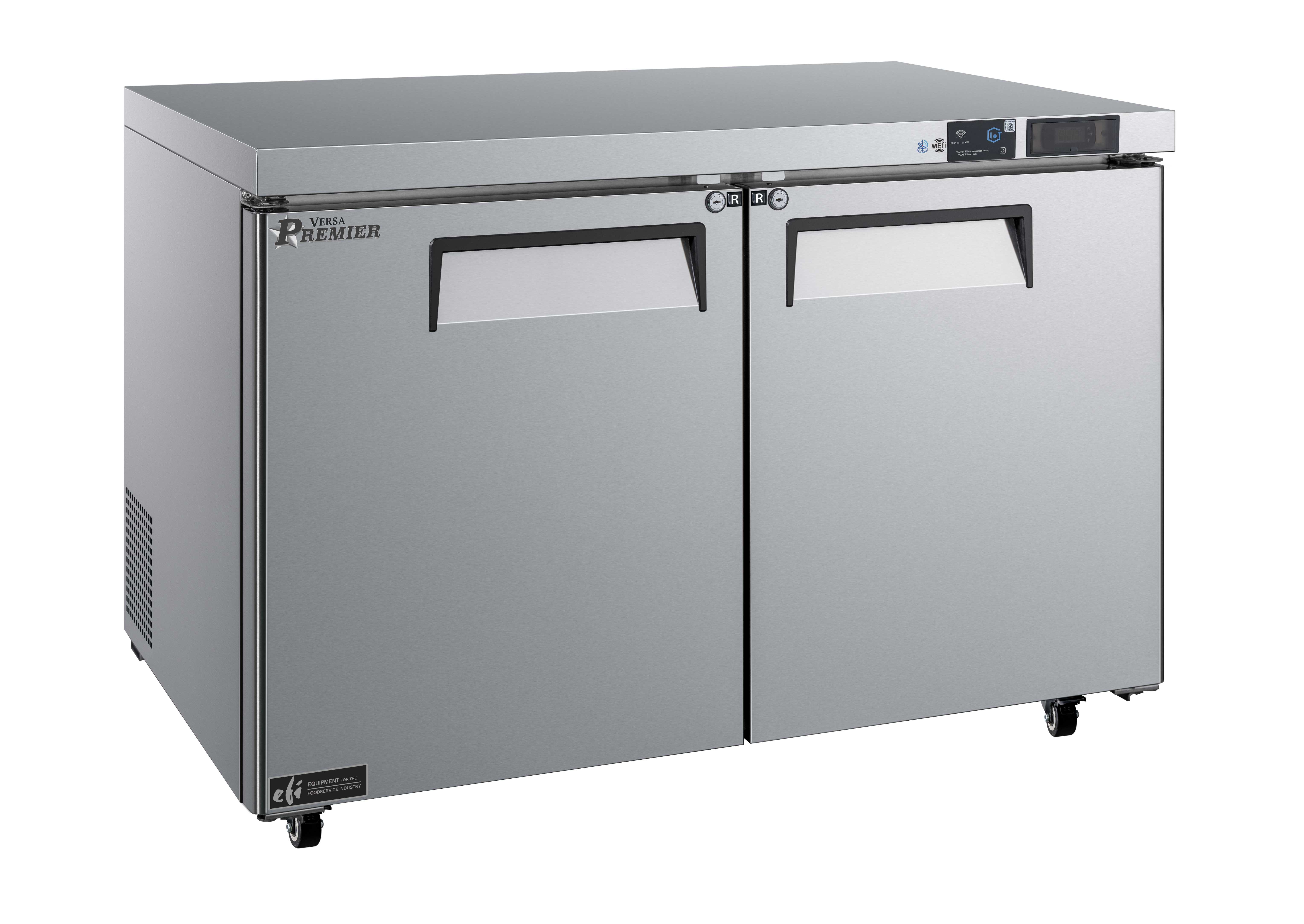 48 Inch 2 Door Undercounter Refrigeration CUDR2-48VCP