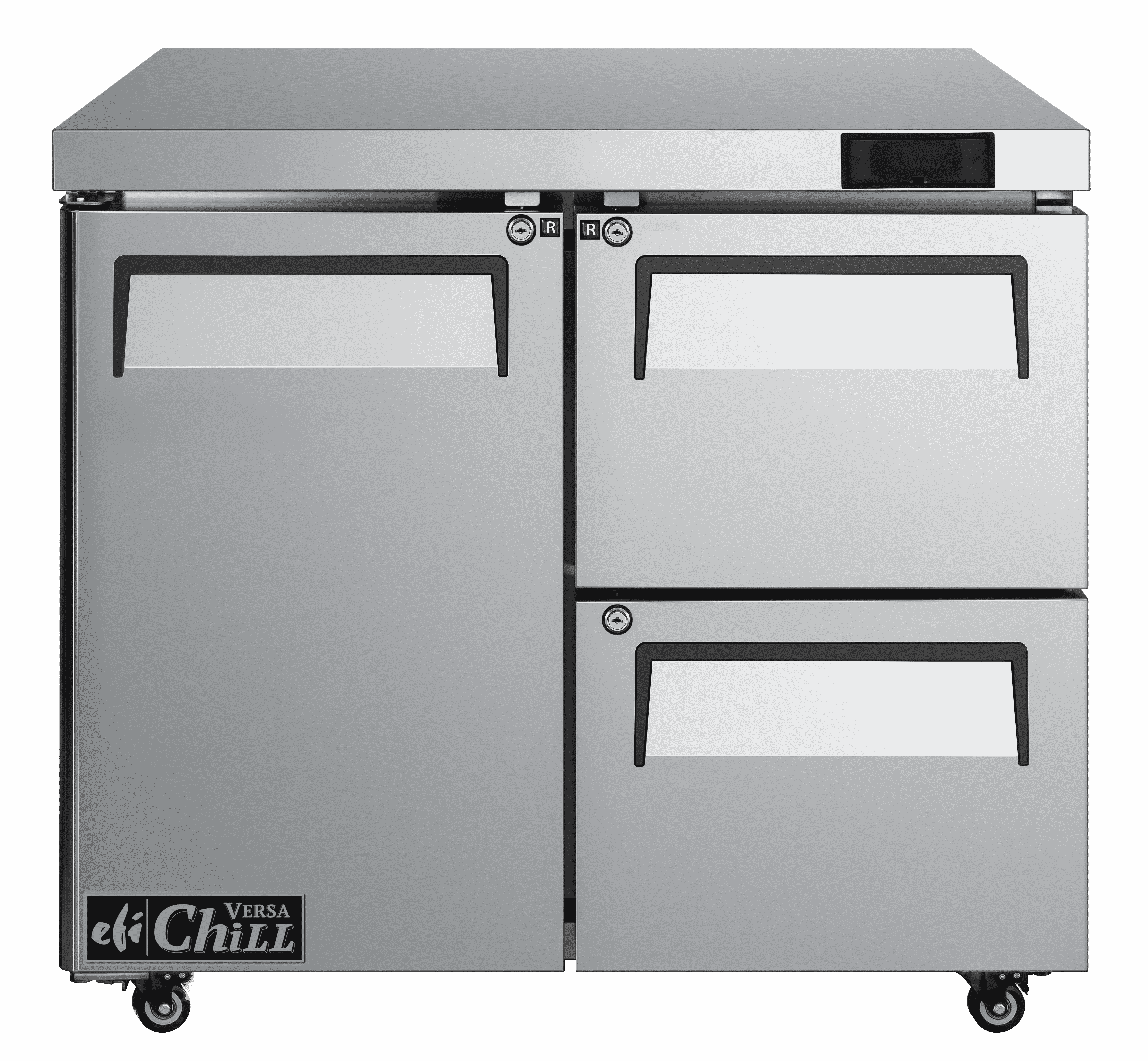 36 Inch 1 Door 2 Drawer Undercounter Refrigeration