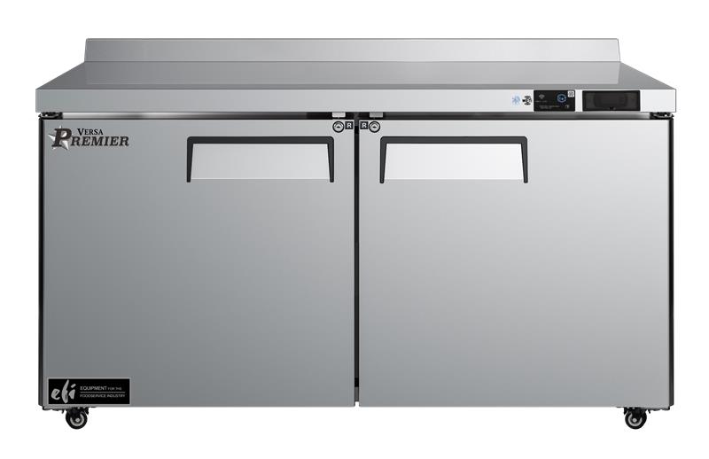 60 Inch 2 Door Refrigeration Worktop