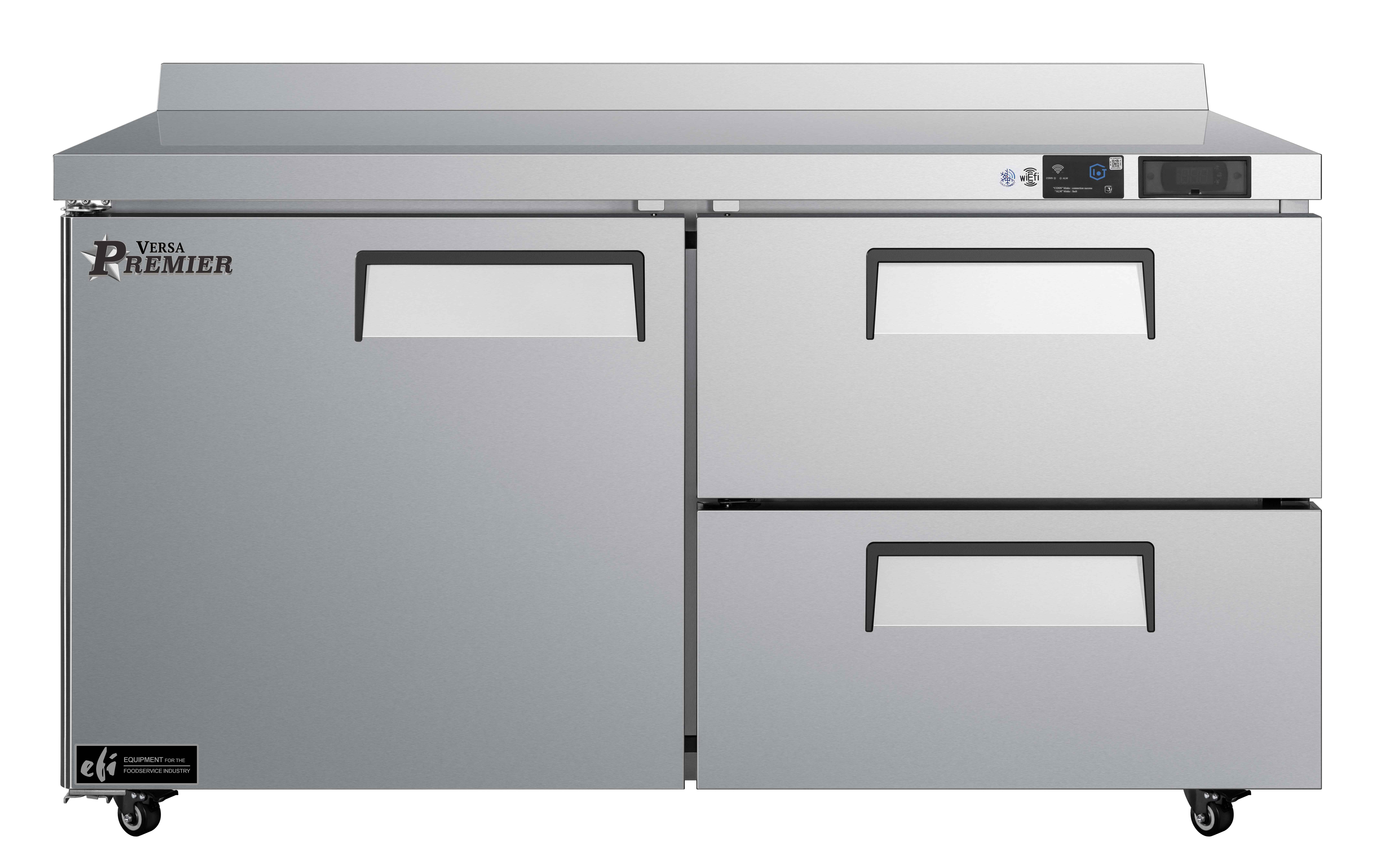 60 Inch 2 Drawer 1 Door Refrigeration Worktop