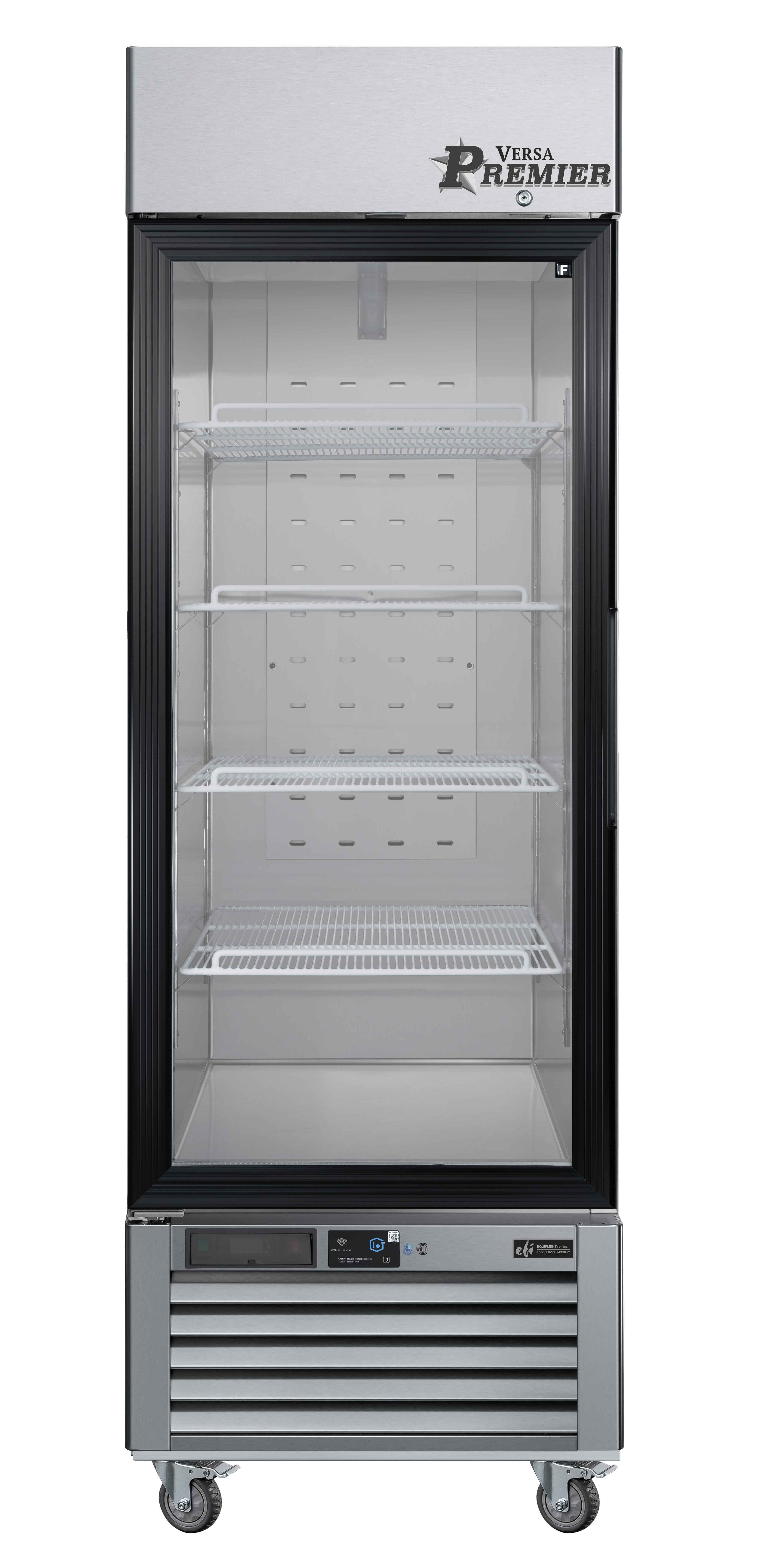 27 Inch 1 Door Freezer Merchandiser Stainless Left & Right Hinge