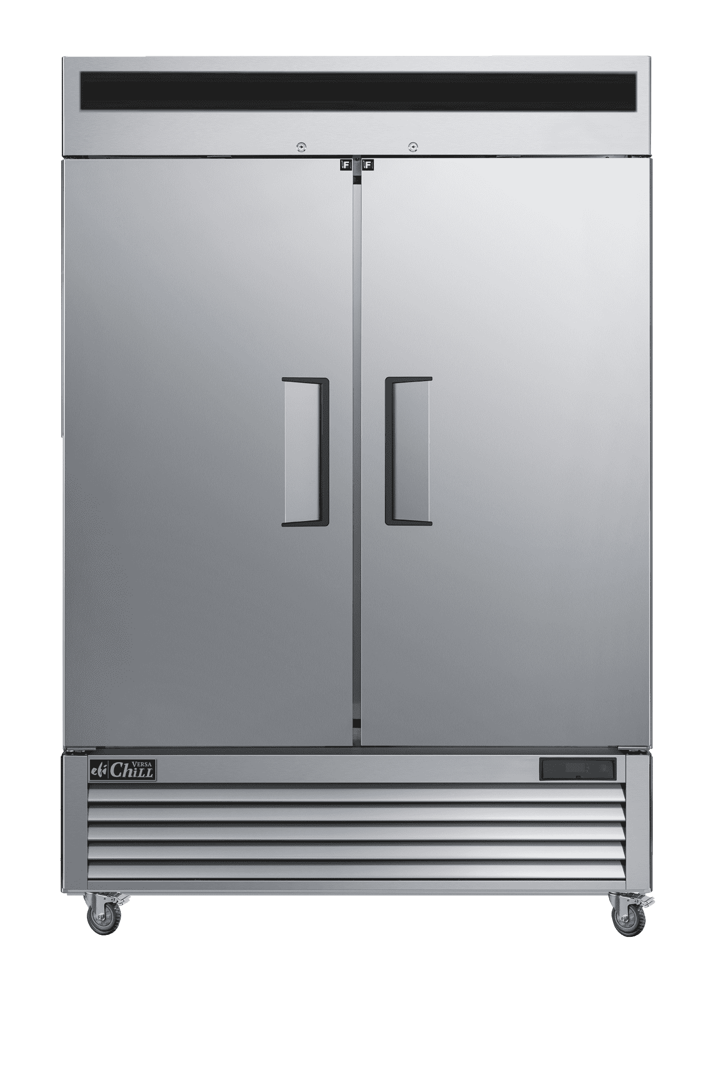 54 Inch 2 Door Reach-in Freezer Stainless Steel