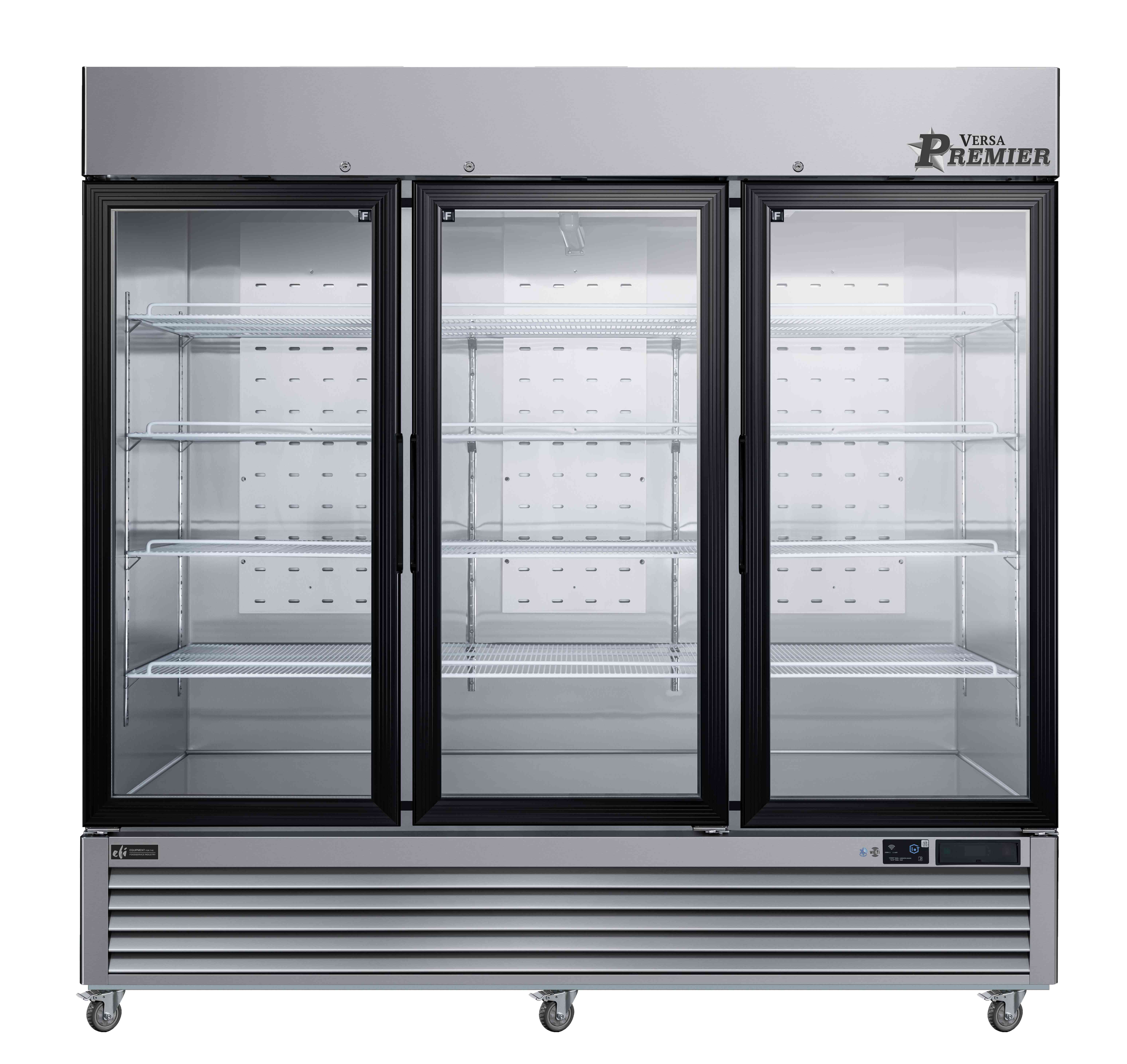 82 Inch 3 Door Freezer Merchandiser Stainless Steel F3-82GDSVCP