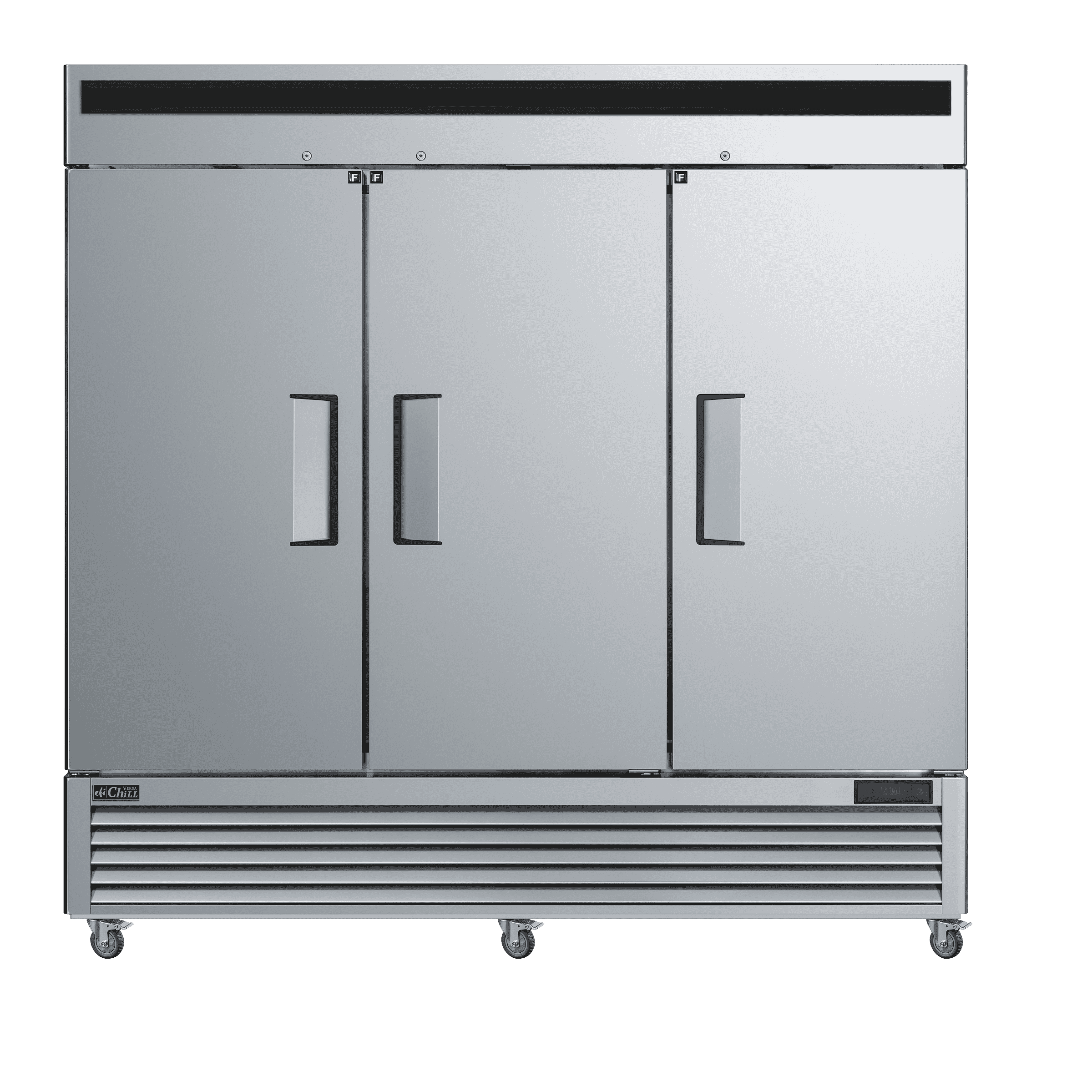 82 Inch 3 Door Reach-in Freezer Stainless Steel