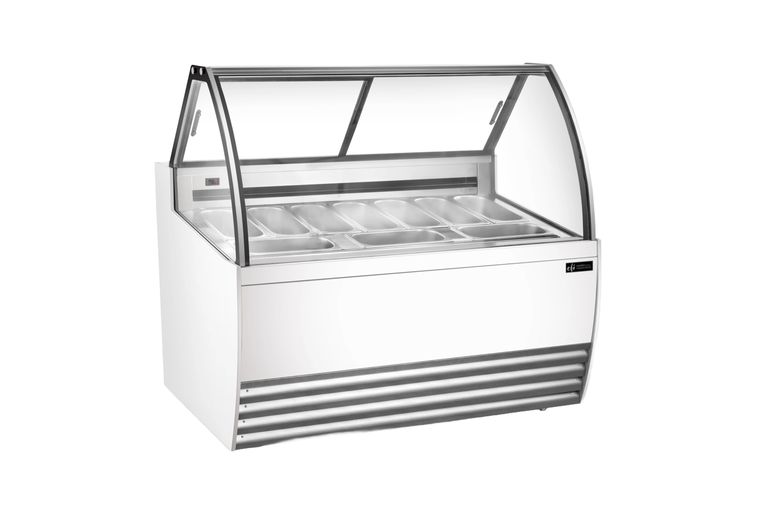 Figcb Series Curved Gelato Showcase White