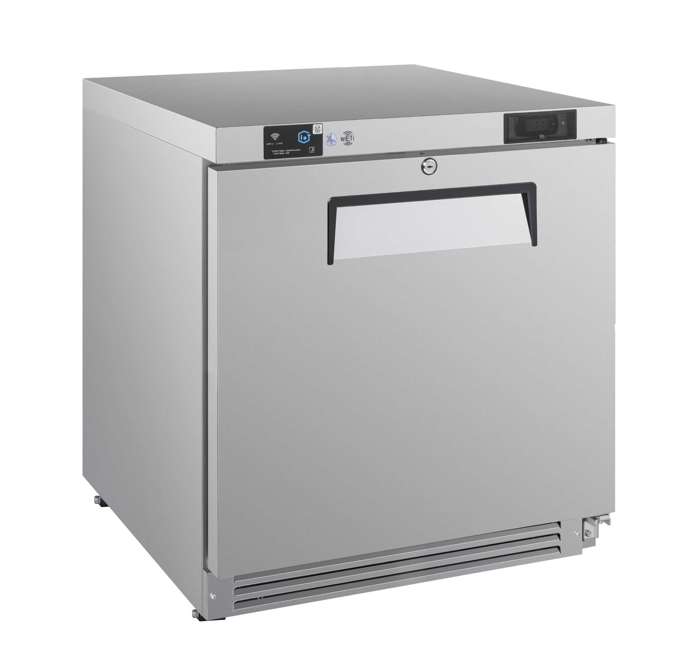27 Inch 1 Door Front Breathing Undercounter Freezer Right Hinge