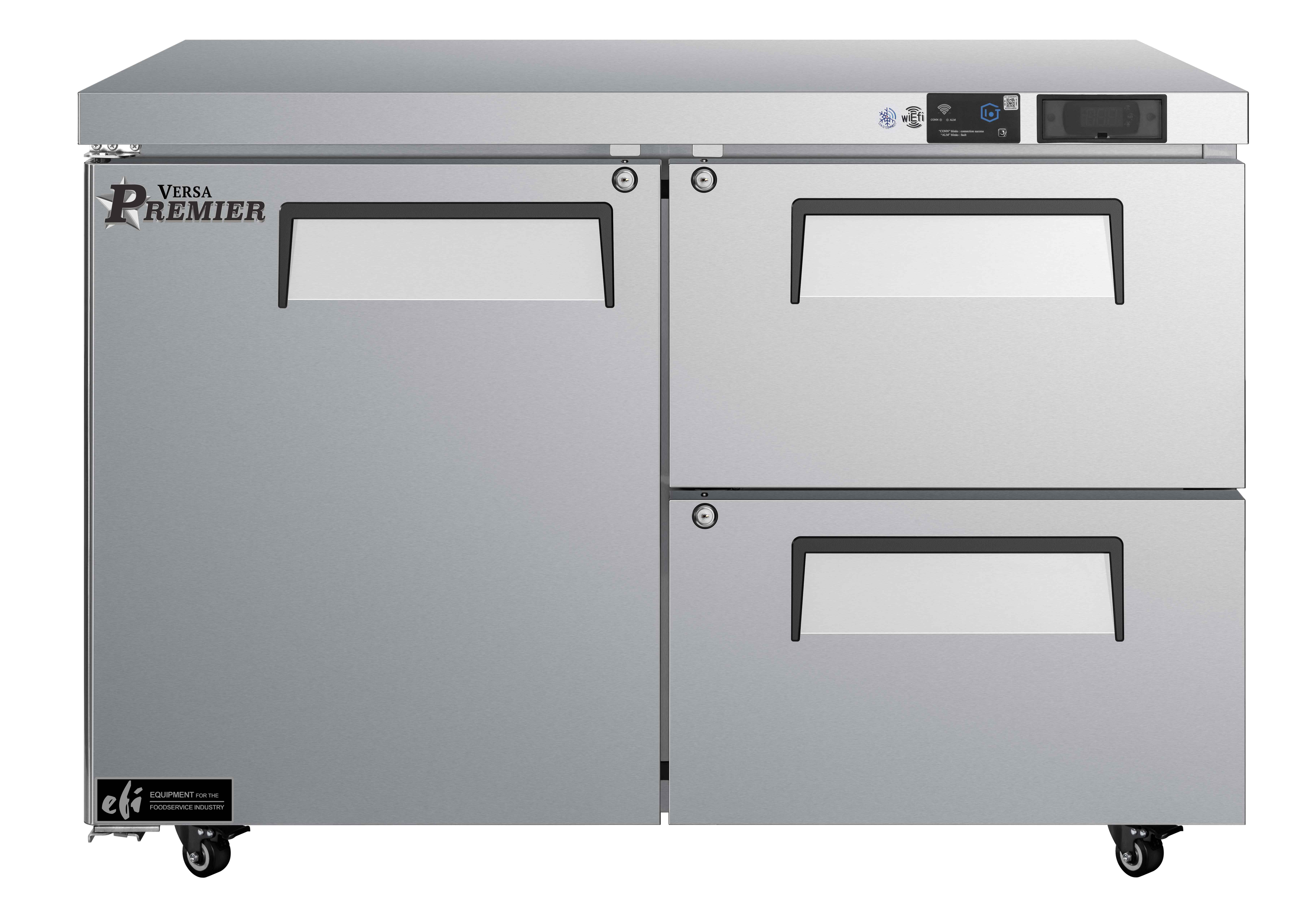 48 Inch 1 Door 2 Drawer Undercounter Freezer FUDW2-48VCP