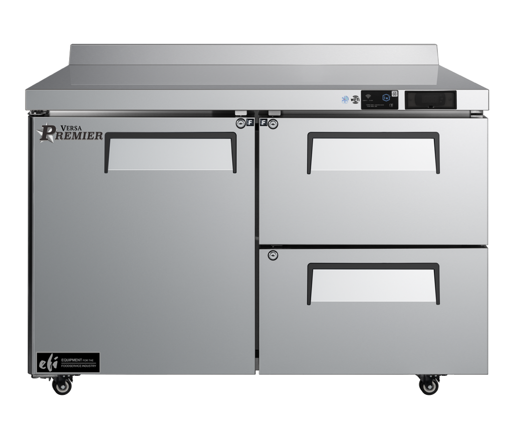 48 Inch 2 Drawer 1 Door Worktop Freezer