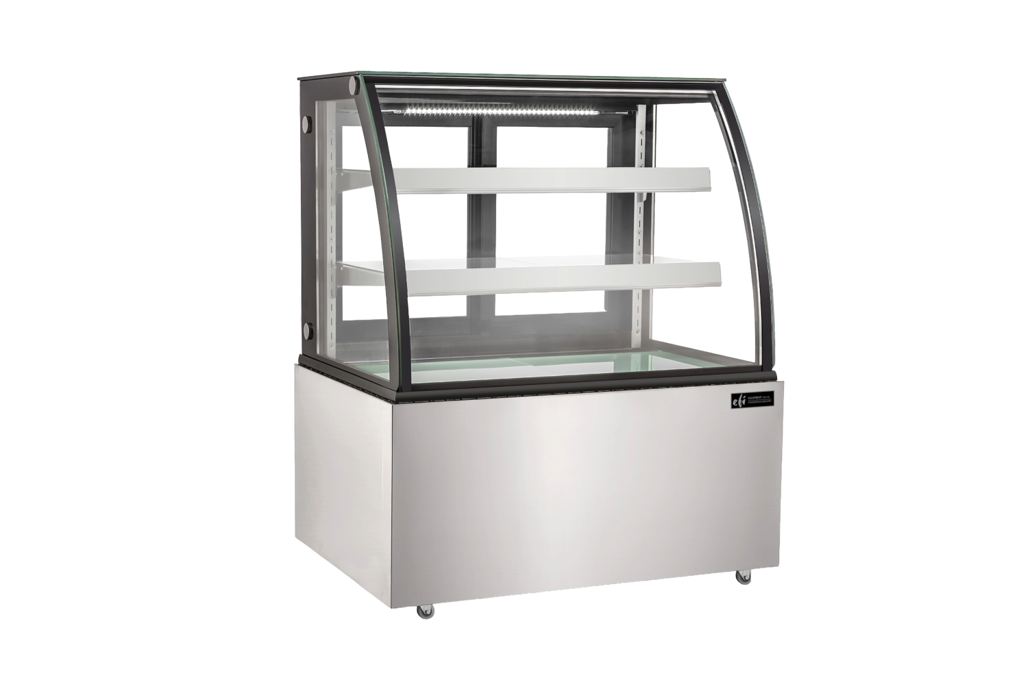 Neutral Showcase Curved Front - Stainless Steel