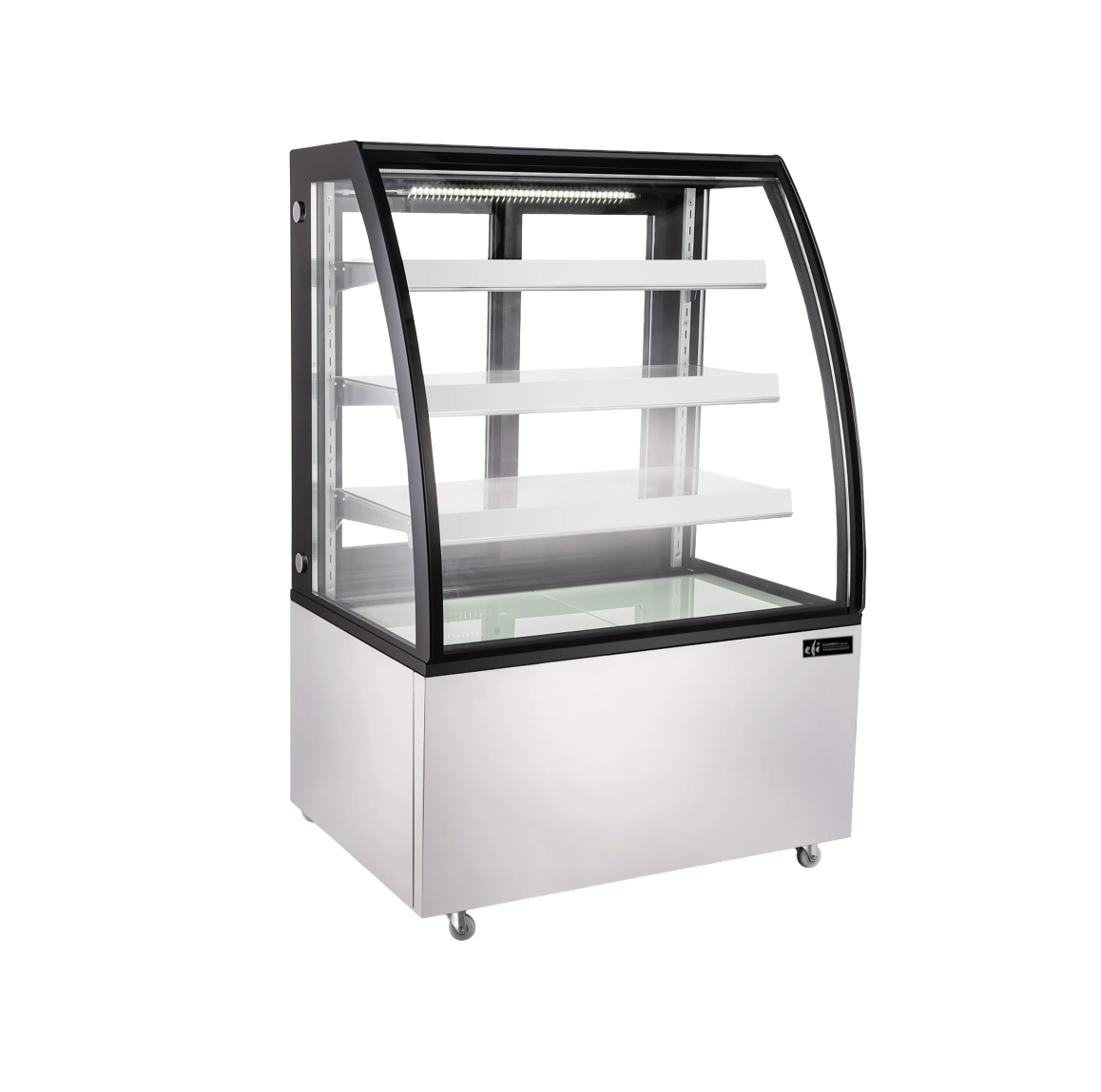 Neutral Showcase Curved Front - Stainless Steel