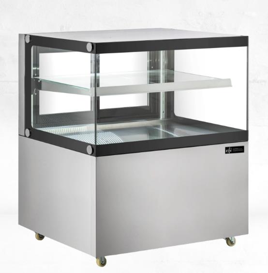 Neutral Showcase Straight Sides - Stainless Steel