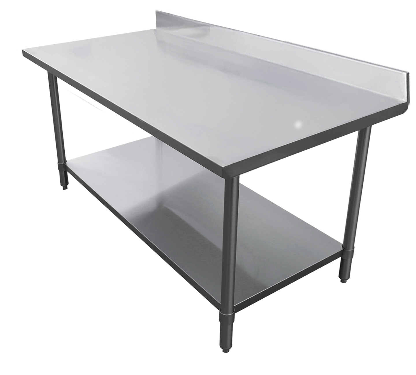 Worktables With Backsplash - Economy