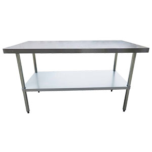 ALL STAINLESS STEEL WORKTABLES