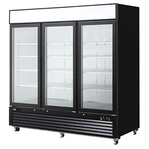 Glass Door Merchandiser Refrigeration - 3 Doors 