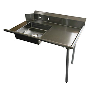 STAINLESS STEEL SOIL DISH TABLES