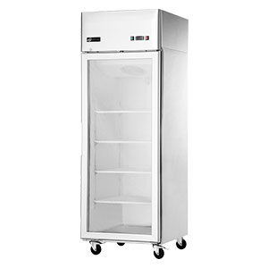 Top Mount Reach-in Glass Door Freezer - 1 Door