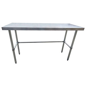 WORKTABLES WITH LEG BRACES