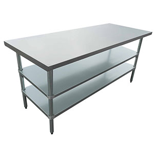 Worktable Under-Shelves